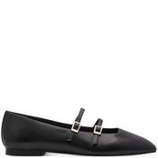 Tamaris Womens Strap Ballerina Shoe - Black - 40 image