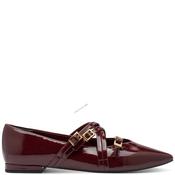 Tamaris Womens Flat Strap Shoe - Merlot Patent - 40 image