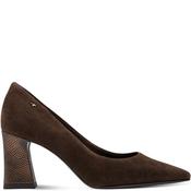 Tamaris Womens Mid Heel Court Shoe - Mocca Suede - 39 image