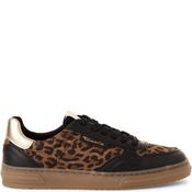 Tamaris Womens Lace Trainer - Leopard - 37