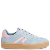 Tamaris Womens Lace Trainer - Light Blue - 38 image