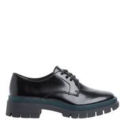 Tamaris Womens Block Heel Lace Shoe - Black - 37 image