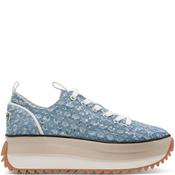 Tamaris Womens Wedge Lace Trainer - Denim - 39 image