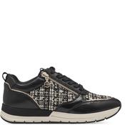 Tamaris Womens Zip Lace Trainer - Black Multi - 40 image