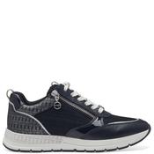 Tamaris Womens Zip Lace Trainer - Navy Multi - 38 image