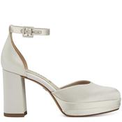 Tamaris Womens Ankle Strap Sandal - Pearl Satin - 41