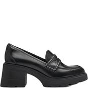 Tamaris Womens Block Heel Loafer - Black - 40 image