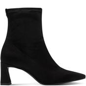 Tamaris Womens Mid Heel Zip Ankle Boot - Black Suede - 39 image