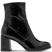 Tamaris Womens Zip Chelsea Ankle Boot - Black Patent - 37