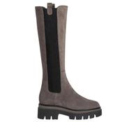 Tamaris Womens Chelsea High Leg Boot - Grey Suede - 40 image