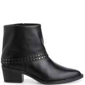 Tamaris Womens Stud Zip Ankle Boot - Black - 39 image