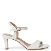 Tamaris Womens Mid Heel Strap Sandal - White - 37 image