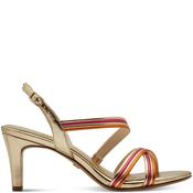 Tamaris Womens Ankle Strap Sandal - Gold Multi - 40 image