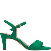 Tamaris Womens Ankle Strap Sandal - Green Suede - 38