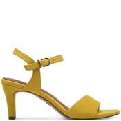 Tamaris Womens Ankle Strap Sandal - Yellow Suede - 36