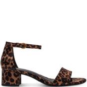 Tamaris Womens Ankle Strap Sandal - Leopard Animal Print - 37 image