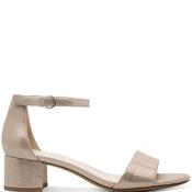 Tamaris Womens Ankle Strap Sandal - Light Gold - 40