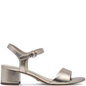 Tamaris Womens Low Heel Strap Sandal - Light Gold - 37 image