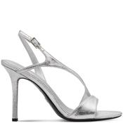 Tamaris Womens High Heel Strap Sandal - Silver - 36 image
