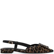 Tamaris Womens Block Heel Slingback - Leopard - 38 image