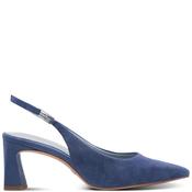 Tamaris Womens Mid Heel Strap Slingback - Blue - 39 image