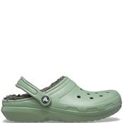 Crocs Womens Classic Lined Clog - Moss - Size 5