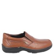 Luisetti Mens Comfort Slip On Shoe - Cognac - 46 image