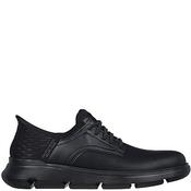 Skechers Mens Slip Ins Lace Casual Shoe - Black - 8 image