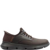 Skechers Mens Slip Ins Lace Casual Shoe - Chocolate - Uk 8 image