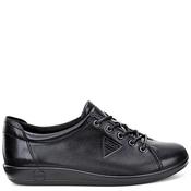 Ecco Womens Soft Lace Shoe - Black - 36