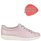 Ecco Womens Soft Lace Shoe - Violet Ice - 36 image