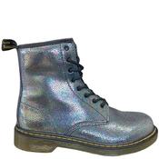 Dr Martens Lds 8 Eye Tie Boot - Grey - Uk 4 image