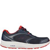 Skechers Mens Go Run Lace Trainer - Navy Red - 12 image