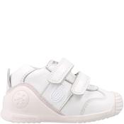Biomecanics Kids Strap Shoe - White - Eu20/K3.5 image