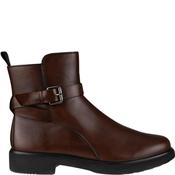 Ecco Womens Strap Zip Ankle Boot - Potting Soil - 37