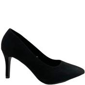 Piece Of Mind Womens Pointtoe Court Shoe - Black Suede - 41 image