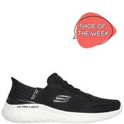 Skechers Mens Ultralight Slip In Trainer - Black White - 7 image