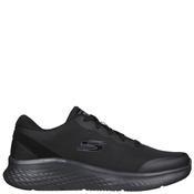Skechers Mens Washable Lace Trainer - Black - Uk 12