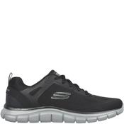 Skechers Mens Washable Lace Trainer - Black Charcoal - Uk 12