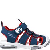 Garvalin Kids Closed In Strap Sandal - Navy - Eu37/J4 image
