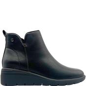 Hispaflex Womens Wedge Zip Ankle Boot - Black - 41 image