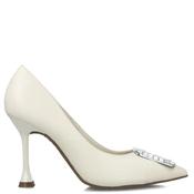 Menbur Womens Point Toe Court Shoe - White - 39 image