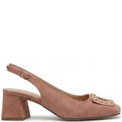 Valentino Conte Womens Midheel Slingback - Blush Suede - 37 image