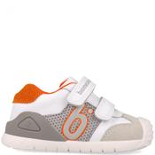 Girls Twin Strap Trainer - White - 21