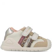 Girls Twin Strap Trainer - Off White - 20