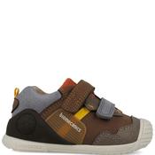 Biomecanics Boys Twin Strap Trainer - Chocolate - 20 image