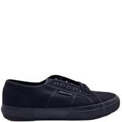 Superga Womens Canvas Lace Trainer - Black - 5.5