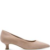 Marco Tozzi Womens Low Heel Court Shoe - Tan Suede - 40
