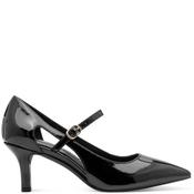 Marco Tozzi Womens Slip On Mid Heel - Black Patent - 36 image
