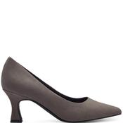 Marco Tozzi Womens Point Toe Court Shoe - Grey Suede - 40